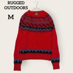 RUGGED OUTDOORS USA製 ニット レトロ アメカジ デイリー M