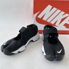 美品✨NIKE エアリフト ブリーズ ブラック × ホワイト　23cm サンダル