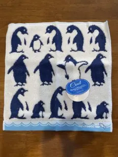 新品未使用Afternoon Tea ペンギン柄 タオルハンカチのサムネイル