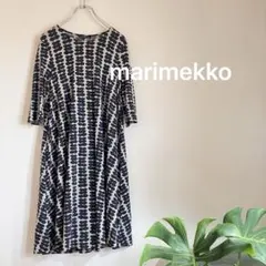 未使用 marimekkoカットソー膝丈ワンピース/チュニック（サイズＳ）