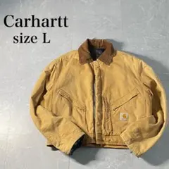 連休限定◆Carhartt リメイク ダックジャケット L相当 短丈 フェード