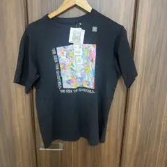 新品タグ付き ユニクロ Tシャツ L 黒