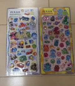 PIXAR プチドロップステッカー 2種セット 新品未使用 DISNEY