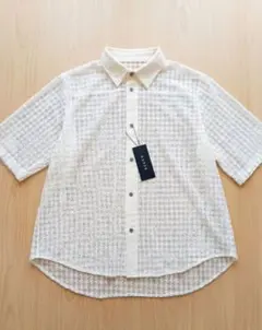 ADRER　ルーズシルエットレース/シアーシャツ　メンズ