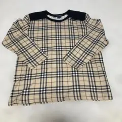 BURBERRY チェック柄 長袖カットソー 110A