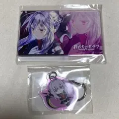 終わりのセラフ　原作　アクリルキーホルダー　クルル　クローリー シノア　三葉 終わりのセラフ×サンリオキャラクターズ｜デカアクリル