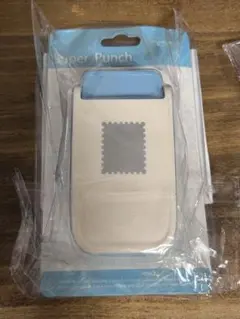 クラフトパンチ　切手型　シルバー