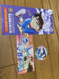 名探偵コナン　青山剛昌ふるさと館　非売品バッジ　入館者200万人記念