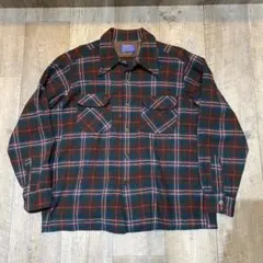 高配色 70s pendleton board shirt L