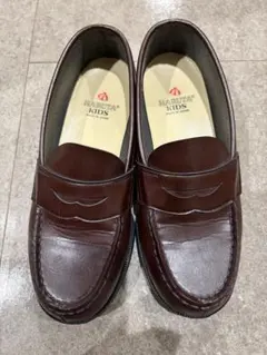 ハルタ　HARUTA　KIDS ローファー　22cm ブラウン　茶色
