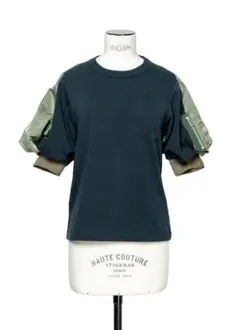 sacai サカイ スポーツミックス Tシャツ 22-02734M ネイビー 3 - メルカリ