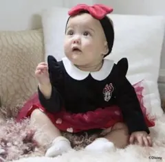 ミニーちゃん なりきりロンパース プティマイン 70 ディズニー