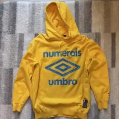 numerals umbro コラボ パーカー イエロー L