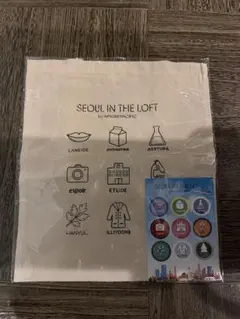 ロフト　SEOU IN THE LOFT エコバッグ　韓国　ノベルティのサムネイル
