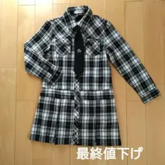 Pinky Palette チェック柄ワンピース 140