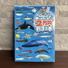 魚の世界を旅すると2万円貯まる本 本型貯金箱 貯金箱 おこずかい 魚 海