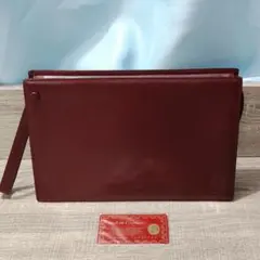 【バッグ】 カルティエ マストライン クラッチバッグ セカンド ボルドー ワイン