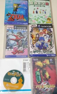 ゲームキューブソフト6本セット まとめ売り