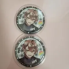 カラフルピーチ　うりさん　缶バッジ