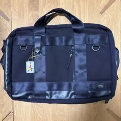 新品同様✨ポーターヒート ビジネスバッグ3way 2層 A4可 黒 吉田カバン