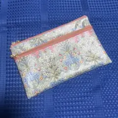 ラミネートダブルファスナー〈ウィリアムモリス3〉