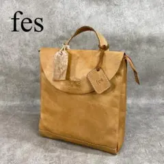 【未使用】 fes フェス ナチュラルレザー 牛革 リュックサック