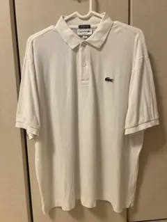 LACOSTE CLASSIC FIT ホワイトポロシャツ US S
