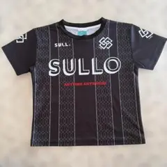 SULLO フットサル サッカー ウェア シャツ ブラック 130 スージョ