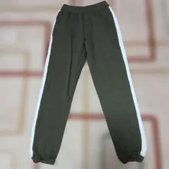 ライン入りスウェットパンツ　裏起毛160cm
