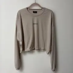EXYMIX ゼクシィミックス　クロップド丈 ルーズフィット長袖