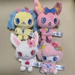 タグ付き】ジュエルペット マスコット ぬいぐるみ SEGAプライズ 全4種