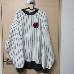 ストライプデザイン トレーナー