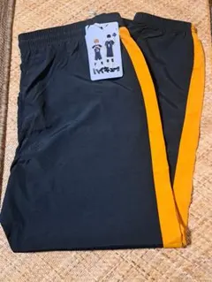 ハイキュー!! シャカシャカパンツ ブラック オレンジ 烏野高校　烏野