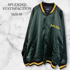 スプレンディッドサティスファクション　スタジャン　ブルゾン　メンズ　グリーン　Mのサムネイル