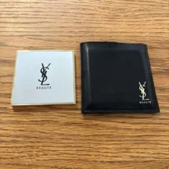 【非売品】イヴ・サンローラン ノベルティ スクエアミラー（ケース付き）