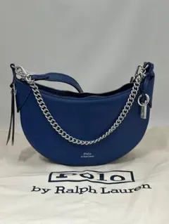 POLO ラルフローレン Polo ID レザー ミニ チェーン バッグ