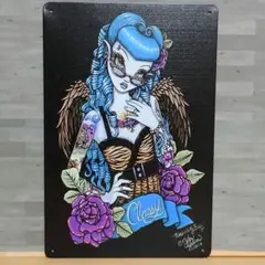 TATTOO GIRL ブリキ看板 OK2436
