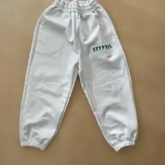 KEEP REALプリント ホワイトパンツ