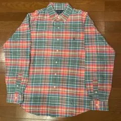 90s Ralph Ralph ラルフローレン 長袖ボタンシャツマドラスチェック