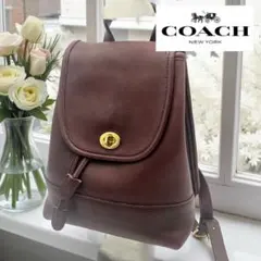 COACH ブラウンバックパック M11921-F78622 - メルカリ