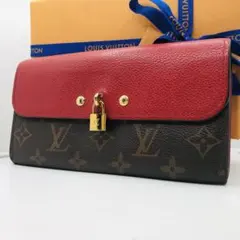 ルイヴィトン✨モノグラム ポルトフォイユ ヴィーナス 長財布 バイカラー 南京錠