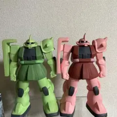 【機動戦士ガンダム】ザク、グフセット ソフビ プライズ プライズアイテム ガンダムシリーズ 1/72スケール組み立て式