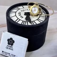 マリークヮント バングルウォッチ ゴールド　クオーツ レディース　ブレスレット