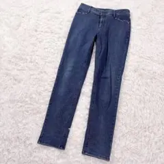 【DAKS✨ダックス】ストレッチ デニムパンツ ハウスチェック 38 Mのサムネイル