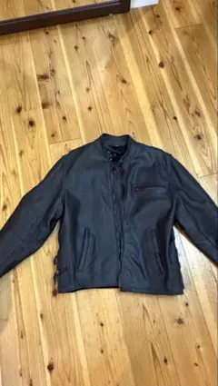ブラックレザー ジャケット 牛革