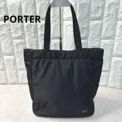 PORTER ポーター　クリーム　タンカー　トートバッグ　ブラック　美品