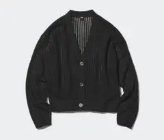 メッシュVネックショートカーディガン UNIQLO ユニクロ