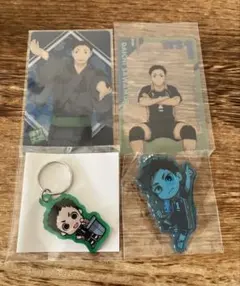 ハイキュー クリアカード アクリルキーホルダー カプセルトイ 澤村大地