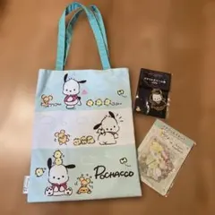 ポチャッコ キャンバスバッグとアクリルスタンドセット