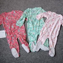 未使用☆carter'sロンパース3点 まとめ☆18ヶ月 80〜90㌢